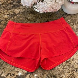 Lululemon EUC speed short low rise